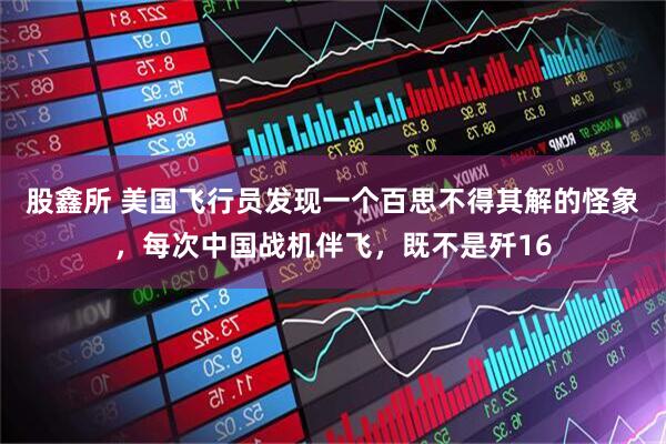 股鑫所 美国飞行员发现一个百思不得其解的怪象，每次中国战机伴飞，既不是歼16